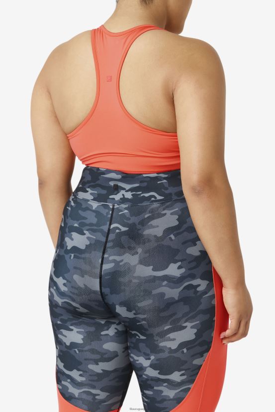 coral caliente FILA sujetador fila uplift racerback coral caliente 6L8PR21849