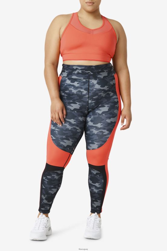 coral caliente FILA sujetador fila uplift racerback coral caliente 6L8PR21849