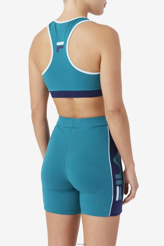 lago profundo/marina/agua helada FILA top sujetador fila deep lake/navy/iced aqua kairi 6L8PR21470