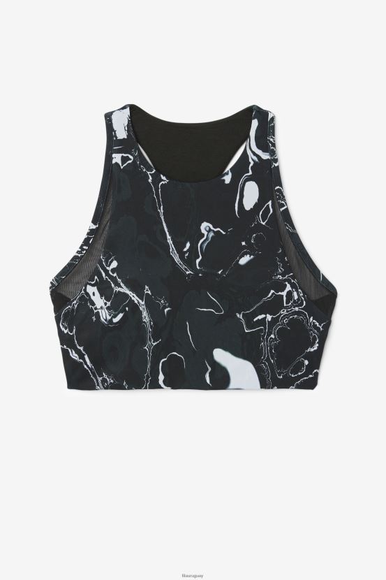 mármol negro FILA sujetador deportivo fila uplift t-back mármol negro 6L8PR21795