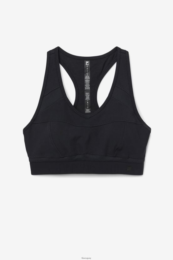 negro FILA sujetador deportivo negro uplift con espalda cruzada de fila 6L8PR21816