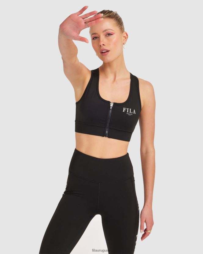 negro FILA sujetador fila mujer elektra negro 6L8PR22851