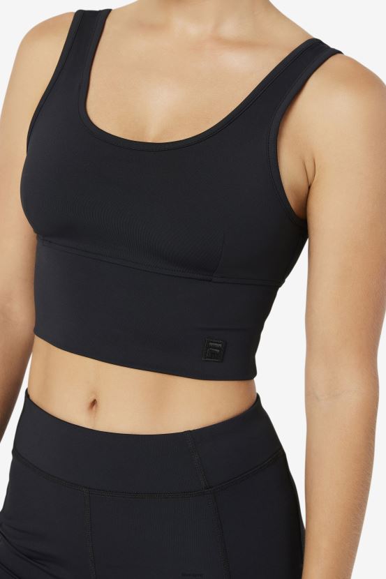negro FILA sujetador kora top fila negro 6L8PR21418