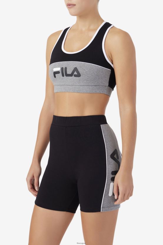 negro/brezo/blanco FILA top sujetador kairi fila negro/brezo/blanco 6L8PR21436