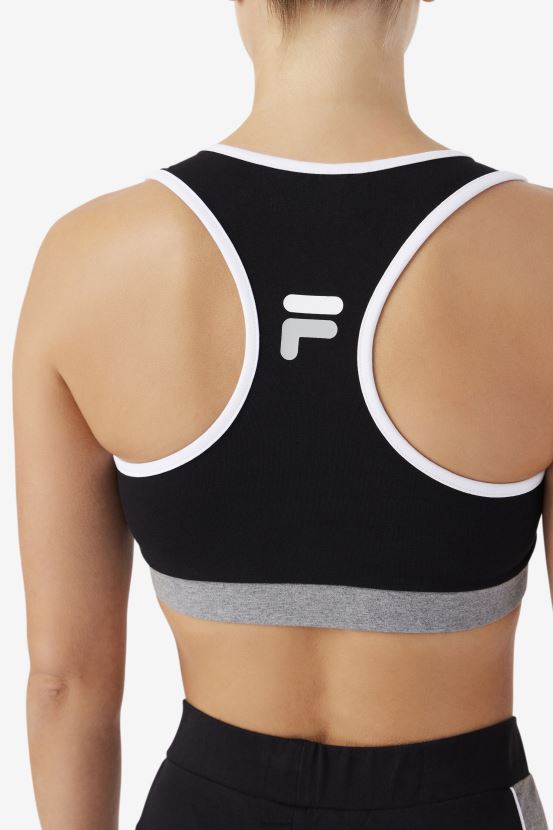 negro/brezo/blanco FILA top sujetador kairi fila negro/brezo/blanco 6L8PR21436