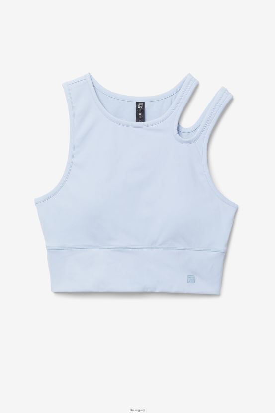 niebla azul FILA azul niebla levantar rebanada crop bra top fila 6L8PR21824