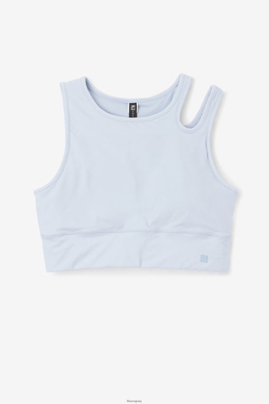 niebla azul FILA levantar rebanada crop bra top fila blue fog 6L8PR21856