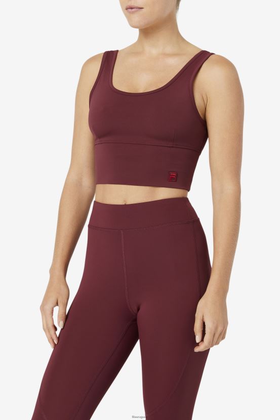 puerto leonado FILA fila kora bra top tawny port 6L8PR21423