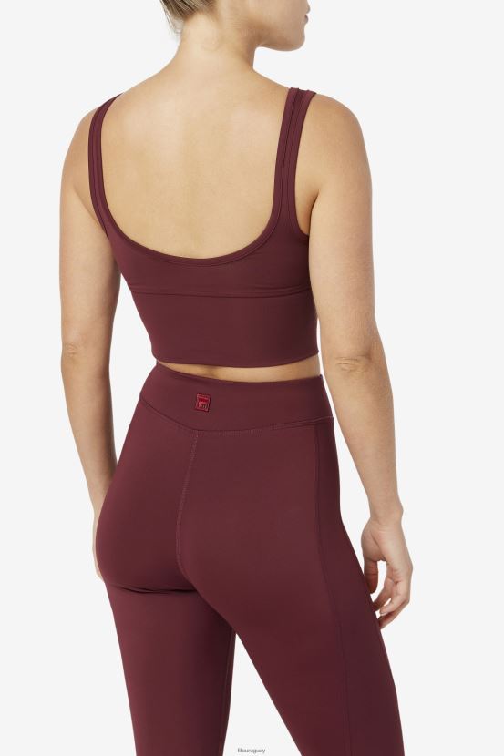 puerto leonado FILA fila kora bra top tawny port 6L8PR21423