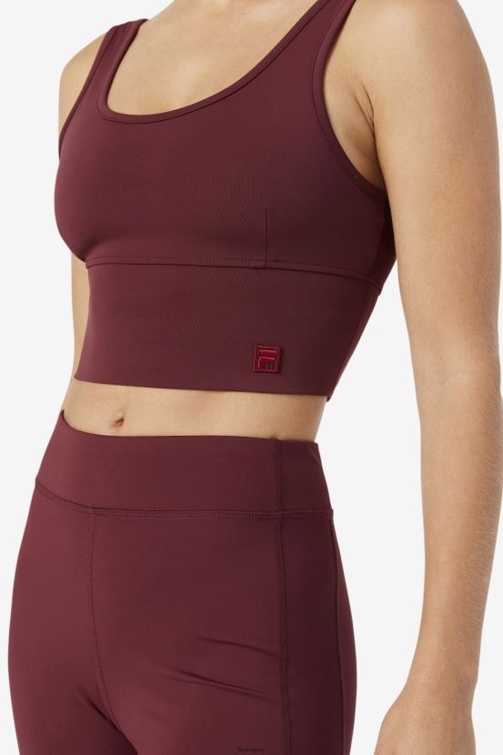 puerto leonado FILA fila kora bra top tawny port 6L8PR21423