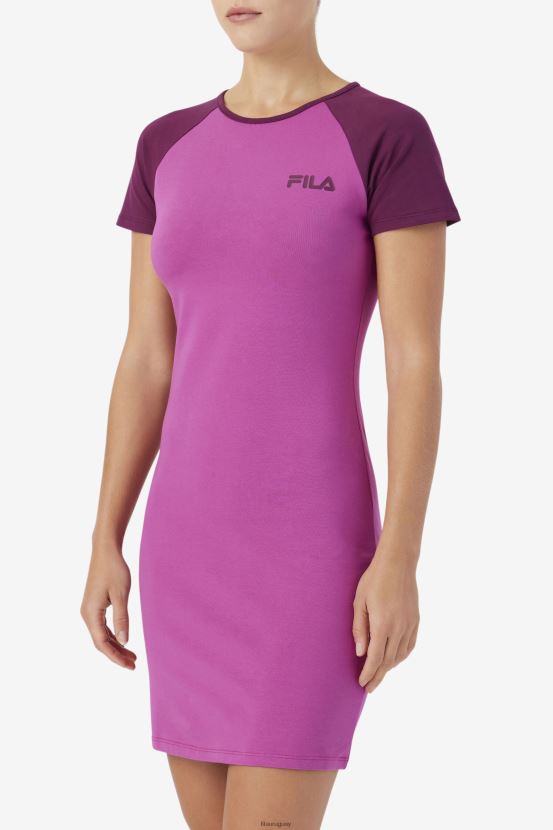colorete/vino de uva FILA vestido fila rouge/vino uva kyra 6L8PR21552