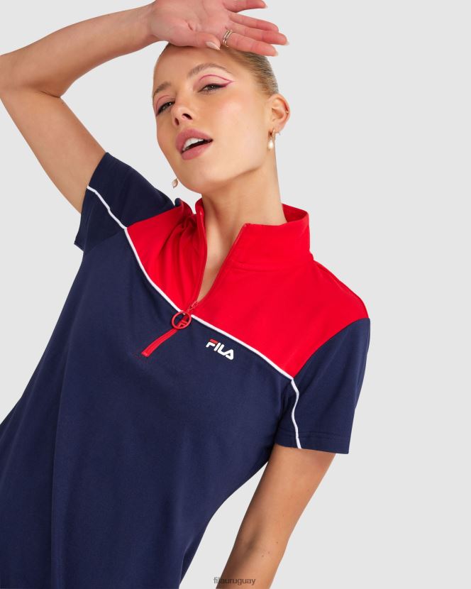 nueva marina FILA vestido fila new azul marino chiara mujer 6L8PR22860