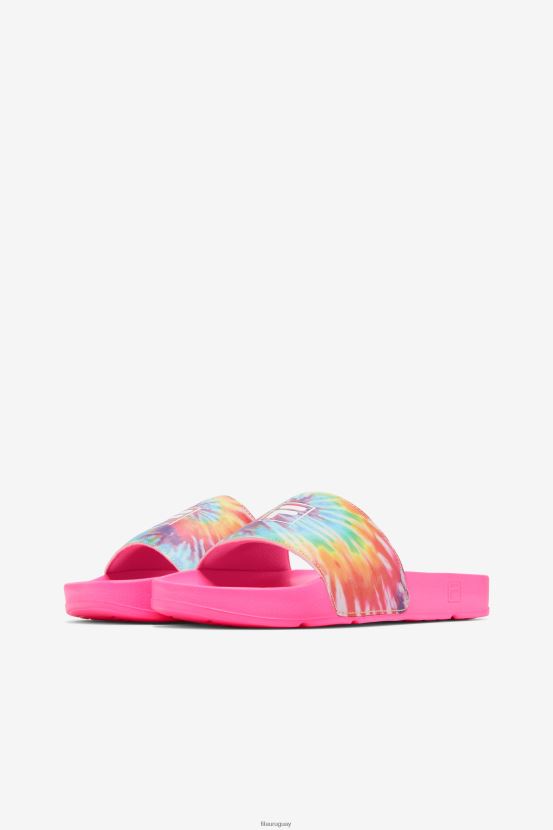multi/blanco/rosa glo FILA fila drifter tie dye multi/white/pink glo para mujer 6L8PR21364