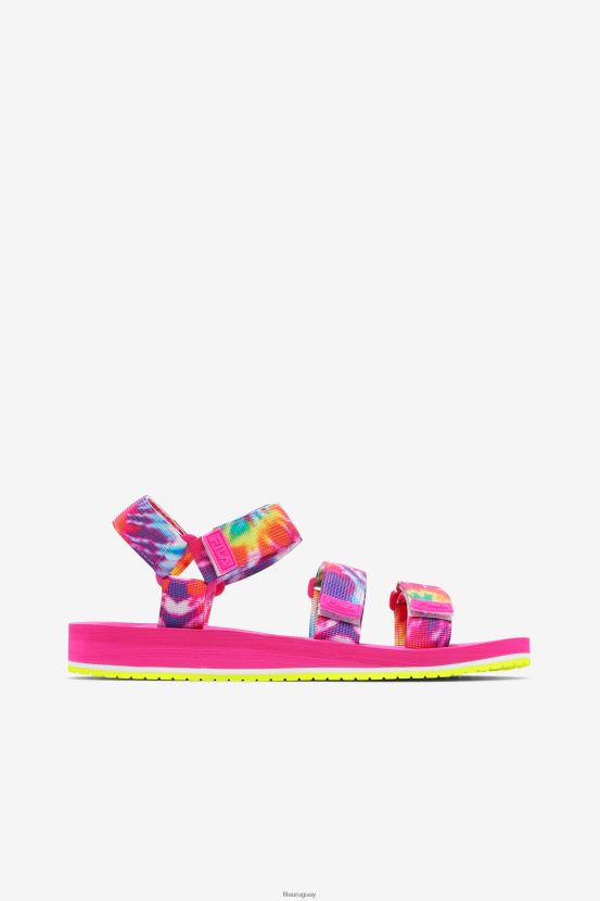 multicolor/blanco/rosa glo FILA fila mutli/white/pink glo mujer drifter ts tie tinte 6L8PR21360