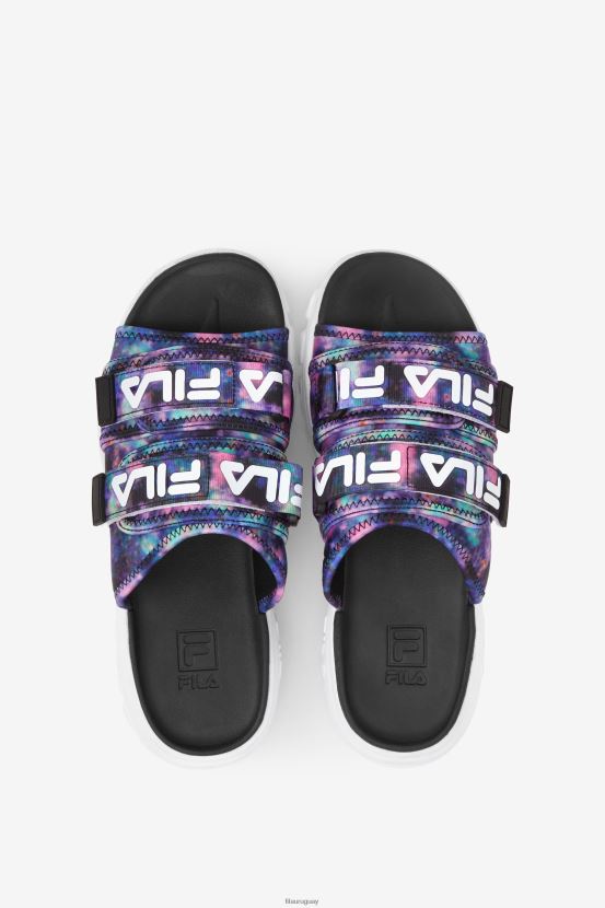 multicolor/negro/blanco FILA Chanclas Fila Tie Dye para mujer multicolor/negro/blanco 6L8PR21357