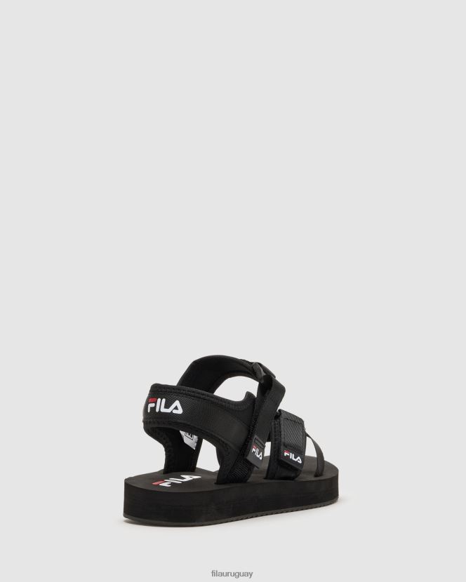negro/blanco/rojo FILA sandalia rovereto mujer negra/blanca/roja fila 6L8PR22796