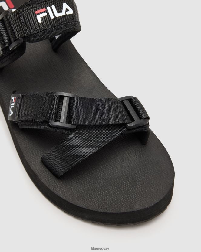 negro/blanco/rojo FILA sandalia rovereto mujer negra/blanca/roja fila 6L8PR22796