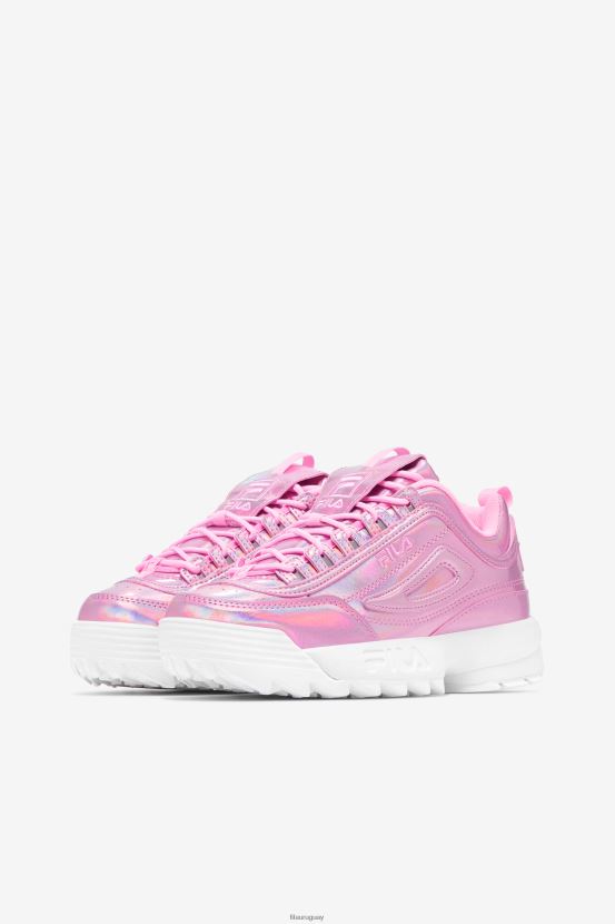 algodón de azúcar/blanco FILA fila algodón de azúcar/blanco mujer disruptor 2 premium iridiscente serpiente 6L8PR21236