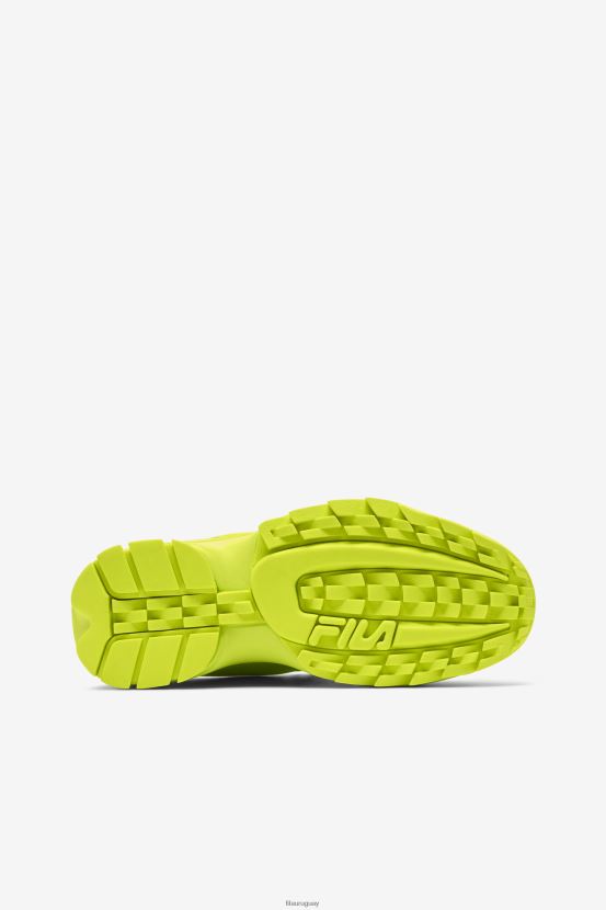 amarillo FILA fila disruptor 2 mujer cuña amarillas 6L8PR21139