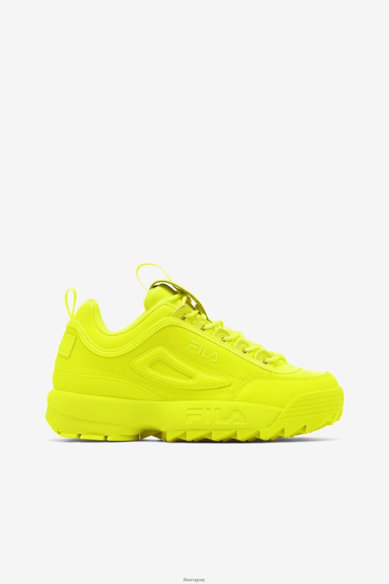 amarillo FILA fila disruptor 2 premium amarillas para mujer 6L8PR21165