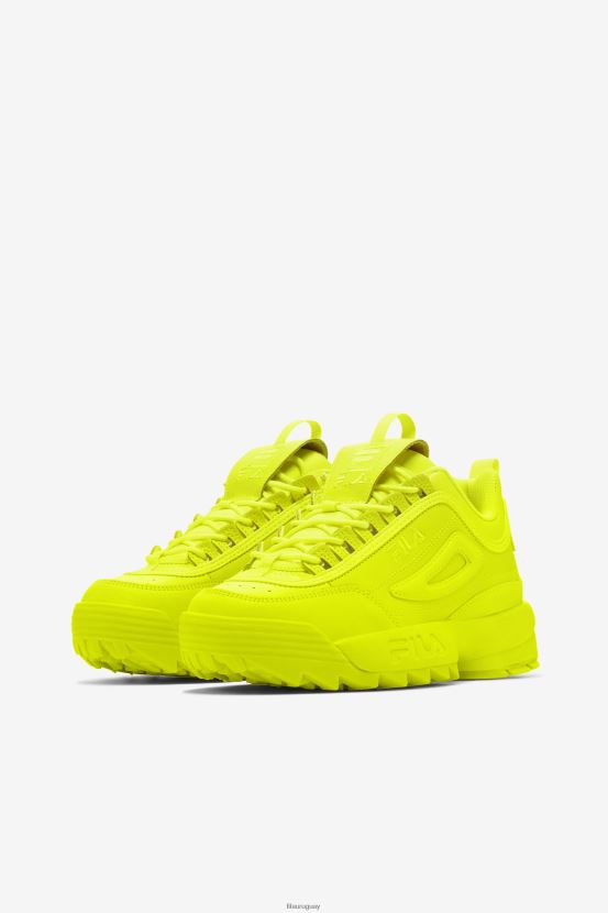 amarillo FILA fila disruptor 2 premium amarillas para mujer 6L8PR21165
