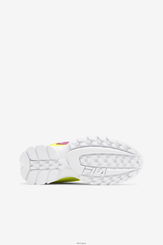 amarillo/flor de orquídea/blanco FILA fila disruptor 2 premium amarillo/flor orquídea/blanco para mujer 6L8PR21169