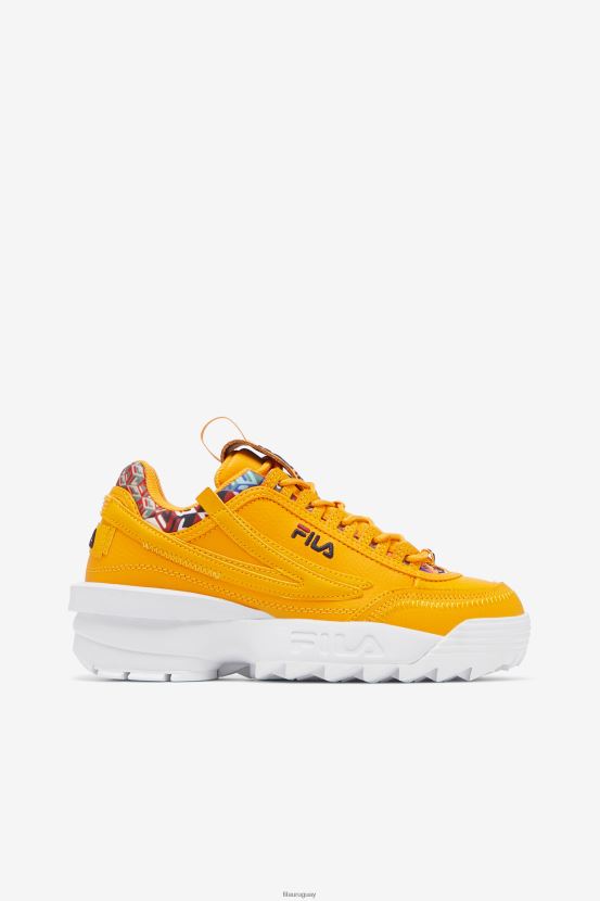 amarillo/ruibarbo/azul marino FILA fila disruptor 2 exp cubic amarillo/rhubarb/navy para mujer 6L8PR21199
