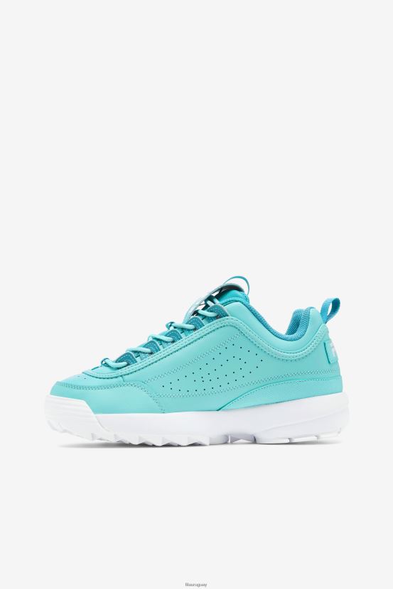 azul/turquesa tónico/blanco FILA fila disruptor 2 premium azul/turquesa tonic/blanco mujer 6L8PR21158