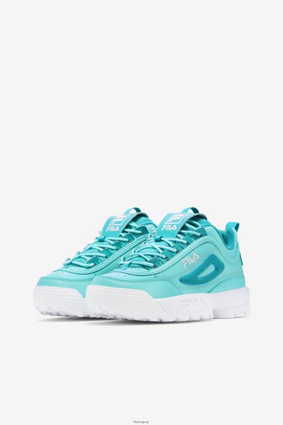 azul/turquesa tónico/blanco FILA fila disruptor 2 premium azul/turquesa tonic/blanco mujer 6L8PR21158