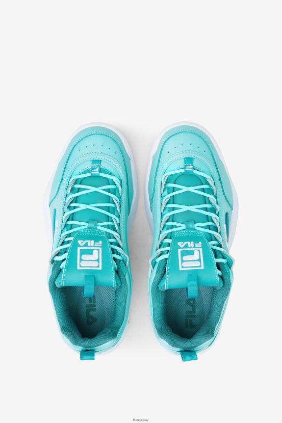 azul/turquesa tónico/blanco FILA fila disruptor 2 premium azul/turquesa tonic/blanco mujer 6L8PR21158