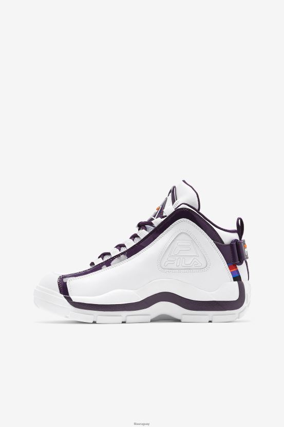 banderín blanco/morado/naranja FILA blanco/púrpura banderín/naranja fila mujer Grant Hill 2 History 6L8PR21317