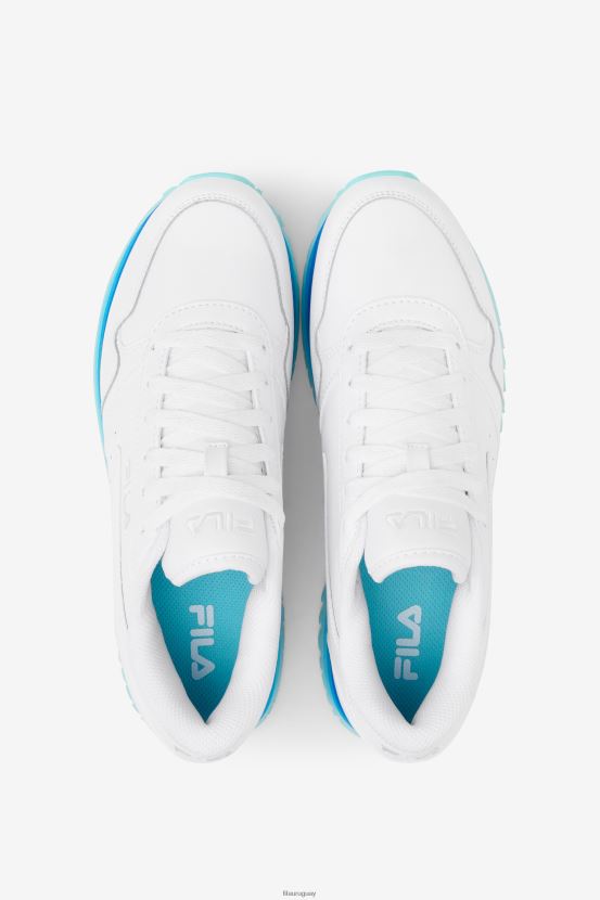 blanco/azul marino/azul aruba FILA fila orbit stripe blanco/navy/aruba azul mujer 6L8PR21296