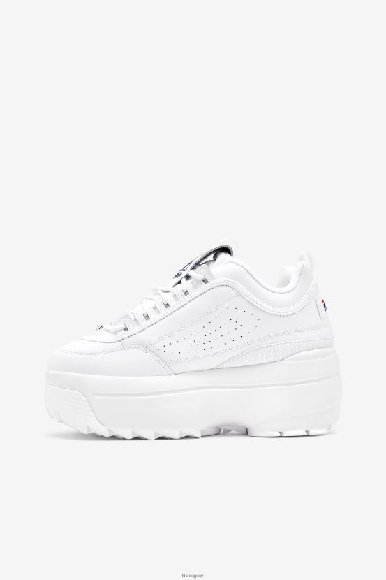 blanco/azul marino/rojo FILA cuña fila disruptor 2 mujer blanco/azul marino/rojo 6L8PR21137
