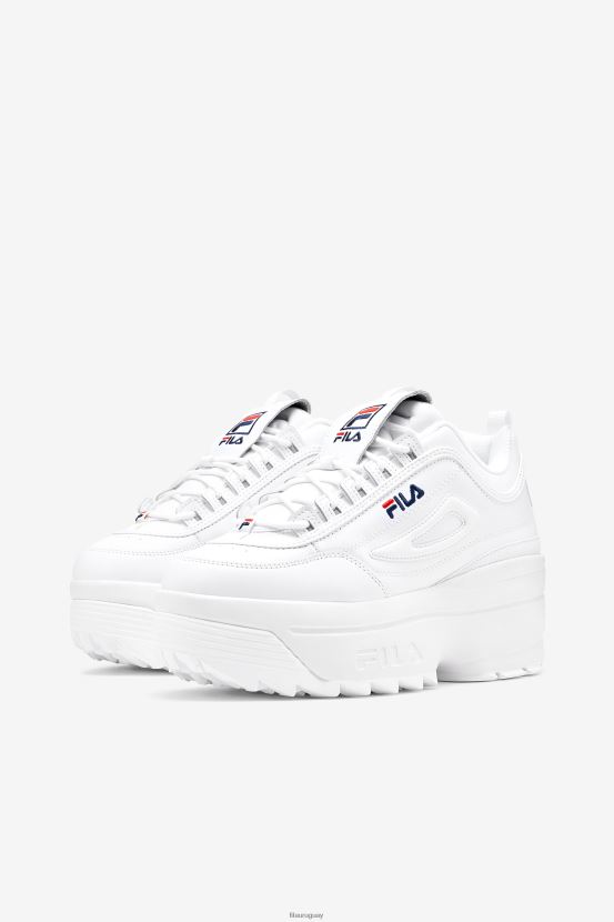 blanco/azul marino/rojo FILA cuña fila disruptor 2 mujer blanco/azul marino/rojo 6L8PR21137