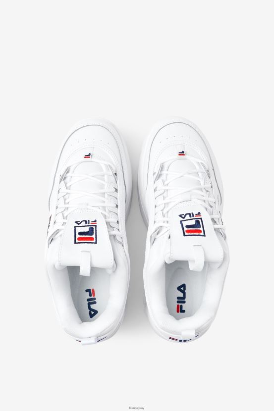 blanco/azul marino/rojo FILA cuña fila disruptor 2 mujer blanco/azul marino/rojo 6L8PR21137