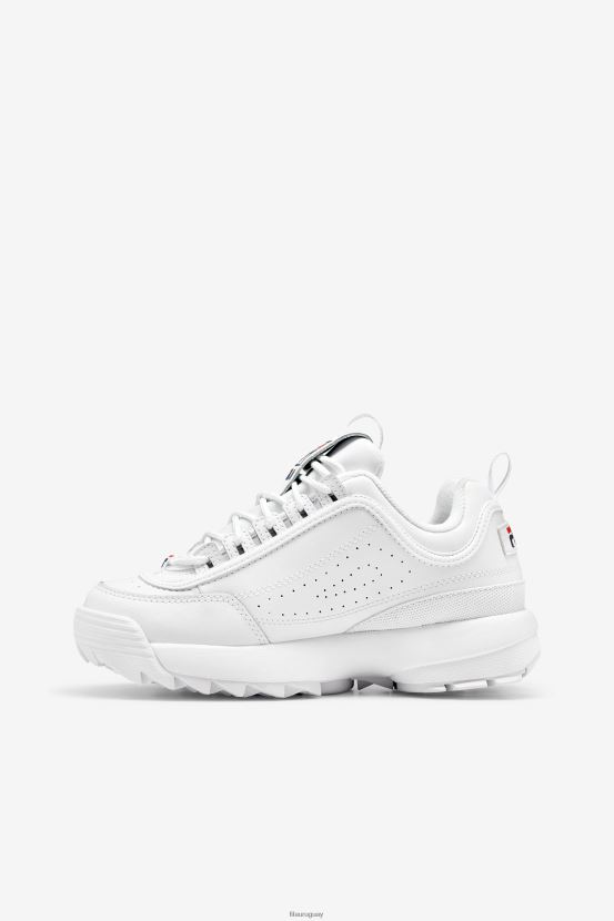 blanco/azul marino/rojo FILA disruptor 2 premium mujer fila blanco/azul marino/rojo 6L8PR21190