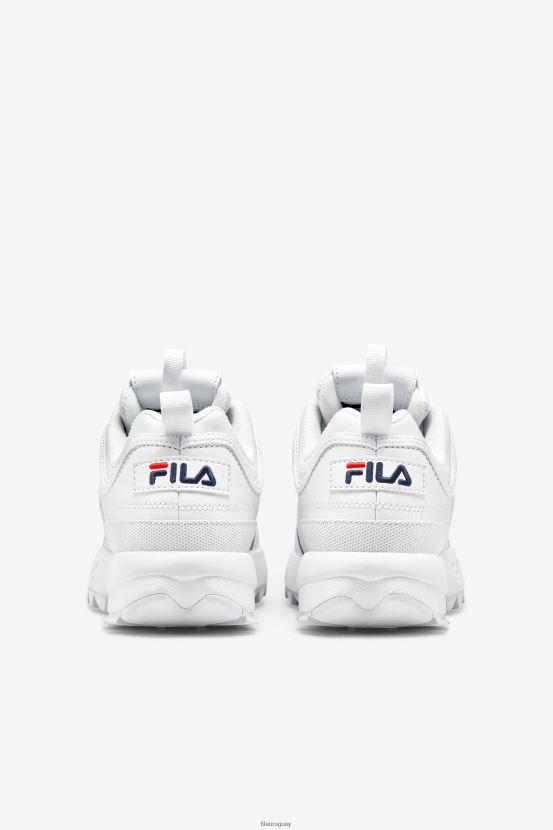 blanco/azul marino/rojo FILA disruptor 2 premium mujer fila blanco/azul marino/rojo 6L8PR21190
