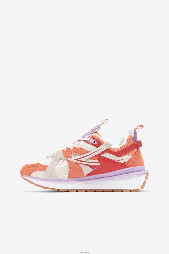 blanco/naranja/cayena FILA sandenal mujer fila blanco/naranja/cayenne 6L8PR21274