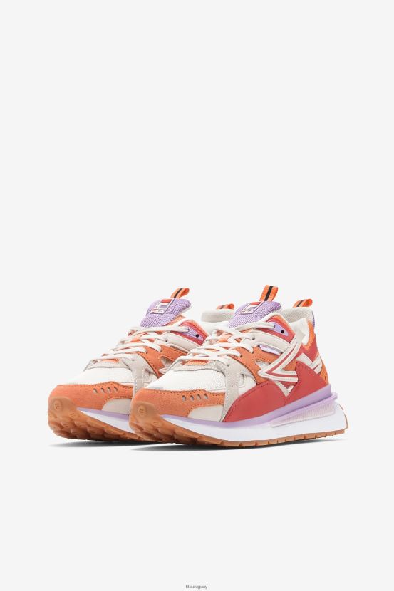 blanco/naranja/cayena FILA sandenal mujer fila blanco/naranja/cayenne 6L8PR21274