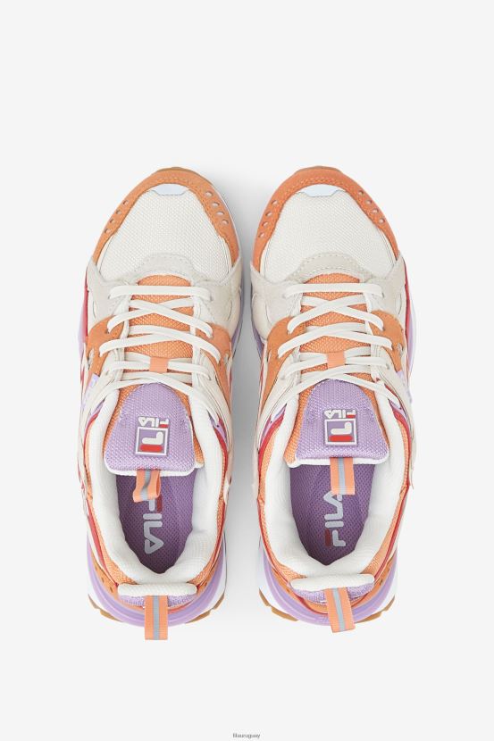 blanco/naranja/cayena FILA sandenal mujer fila blanco/naranja/cayenne 6L8PR21274