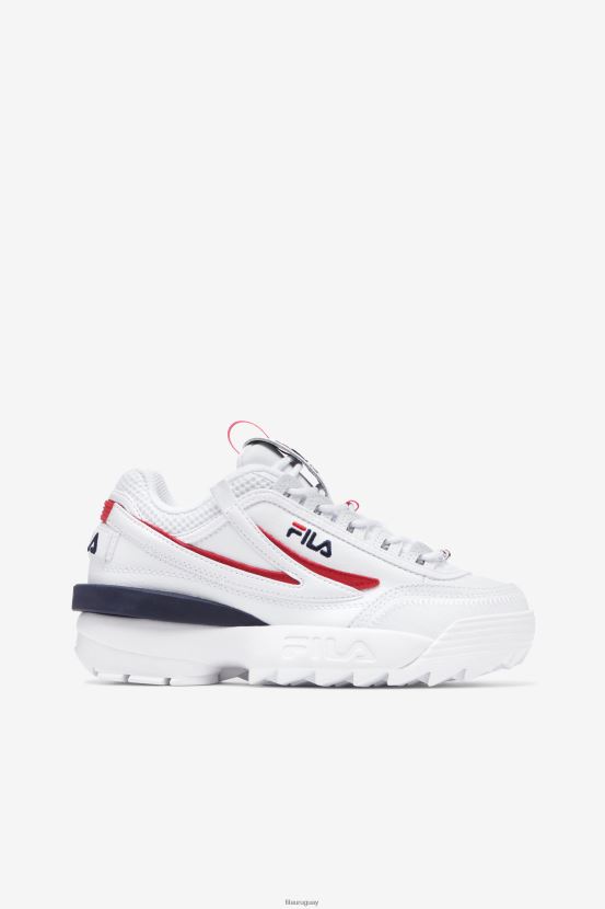 blanco/rojo/azul marino FILA fila disruptor 2 exp blanco/rojo/azul marino para mujer 6L8PR21170