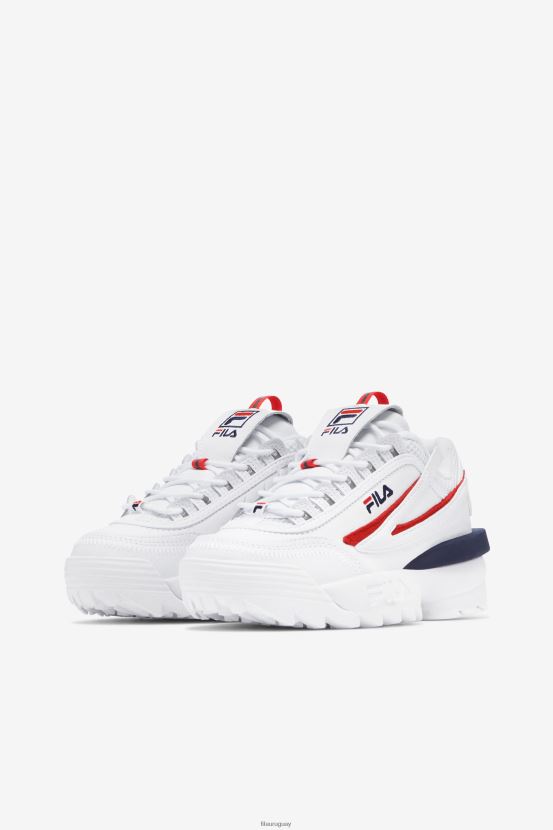 blanco/rojo/azul marino FILA fila disruptor 2 exp blanco/rojo/azul marino para mujer 6L8PR21170