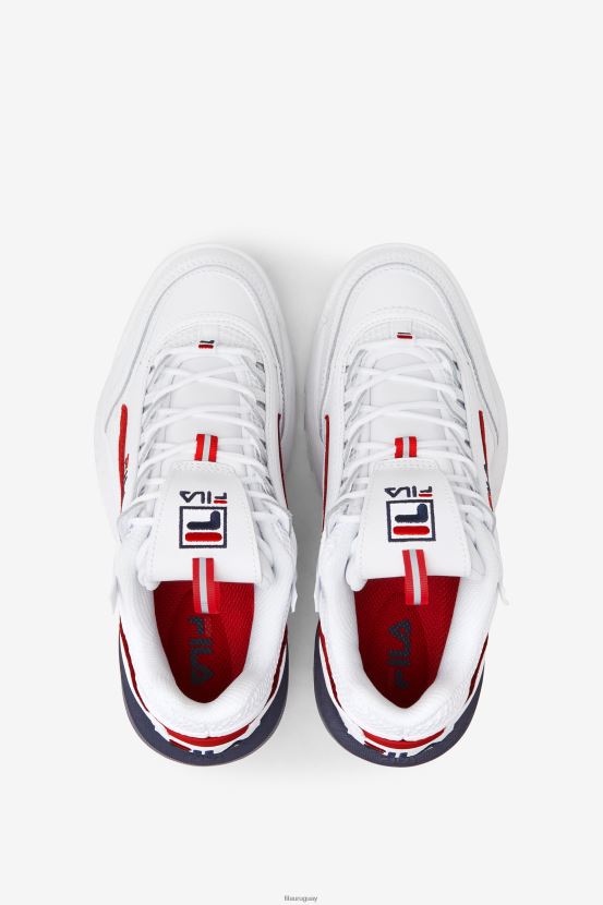 blanco/rojo/azul marino FILA fila disruptor 2 exp blanco/rojo/azul marino para mujer 6L8PR21170