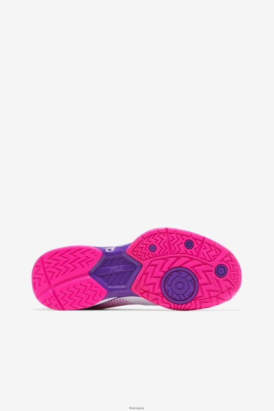 blanco/rosa brillante/púrpura FILA zona de volley mujer fila blanco/rosa glo/púrpura 6L8PR22048