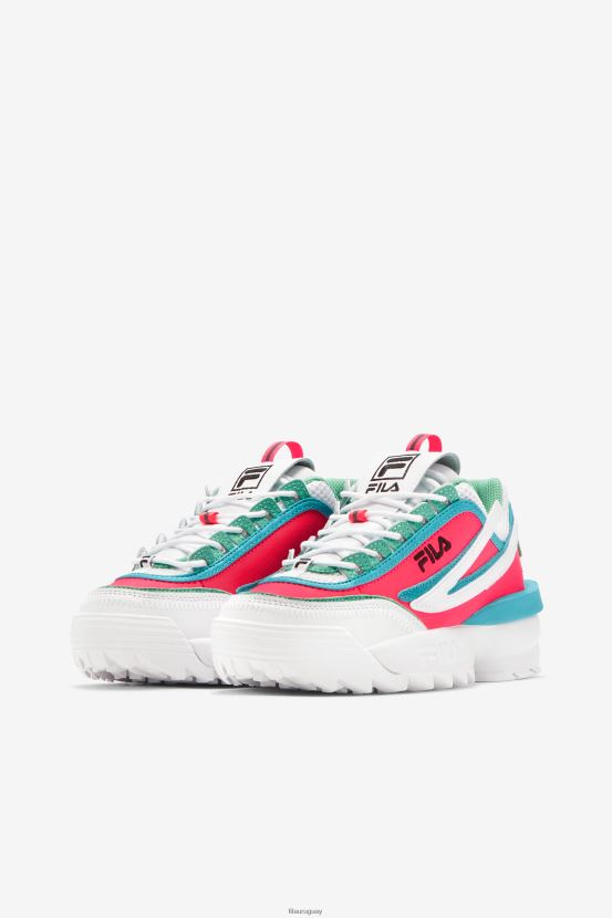 blanco/rosa diva/azul FILA disruptor 2 exp mujer fila blanco/diva rosa/azul 6L8PR21172