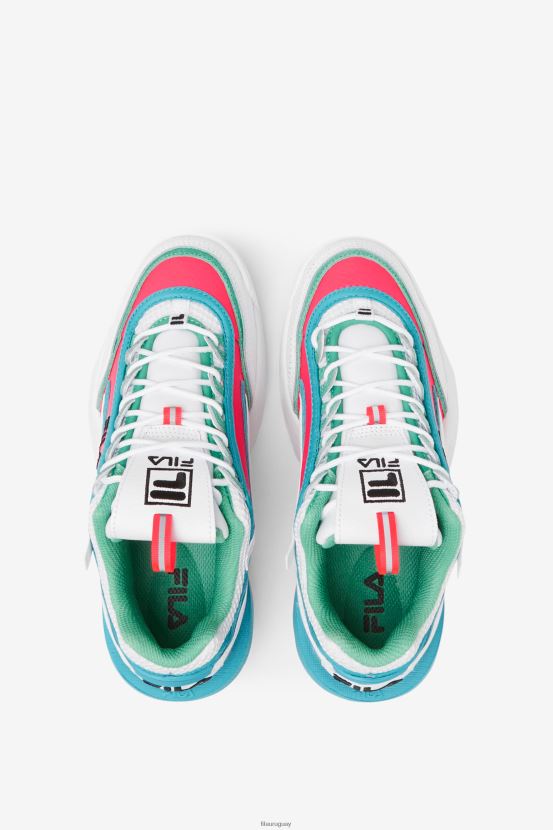 blanco/rosa diva/azul FILA disruptor 2 exp mujer fila blanco/diva rosa/azul 6L8PR21172