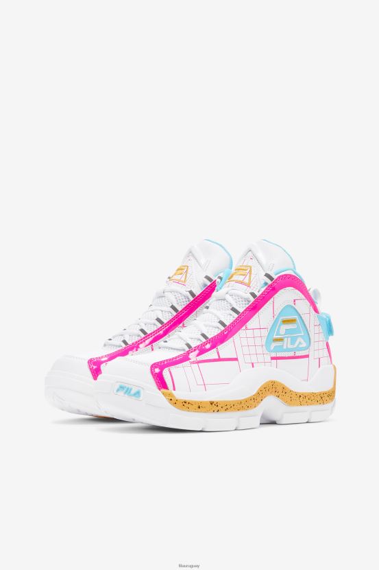 blanco/rosa glo/limón FILA fila mujer Grant Hill 2 blanco/rosa glo/limón 6L8PR21185