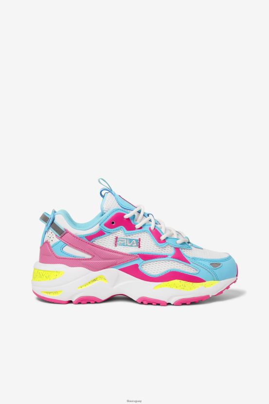 blanco/rosa glo/pescado azul FILA fila mujer ray tracer apex blanco/rosa glo/bluefish 6L8PR21255