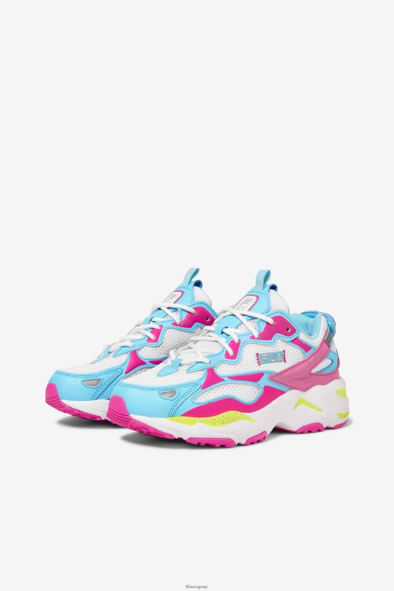 blanco/rosa glo/pescado azul FILA fila mujer ray tracer apex blanco/rosa glo/bluefish 6L8PR21255