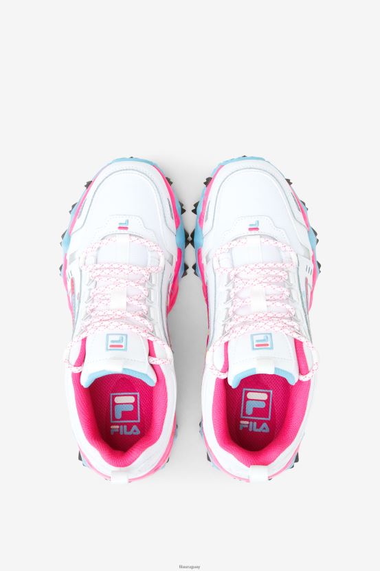 blanco/rosa glo/pescado azul FILA oakmont tr fila mujer blanco/rosa glo/bluefish 6L8PR21262